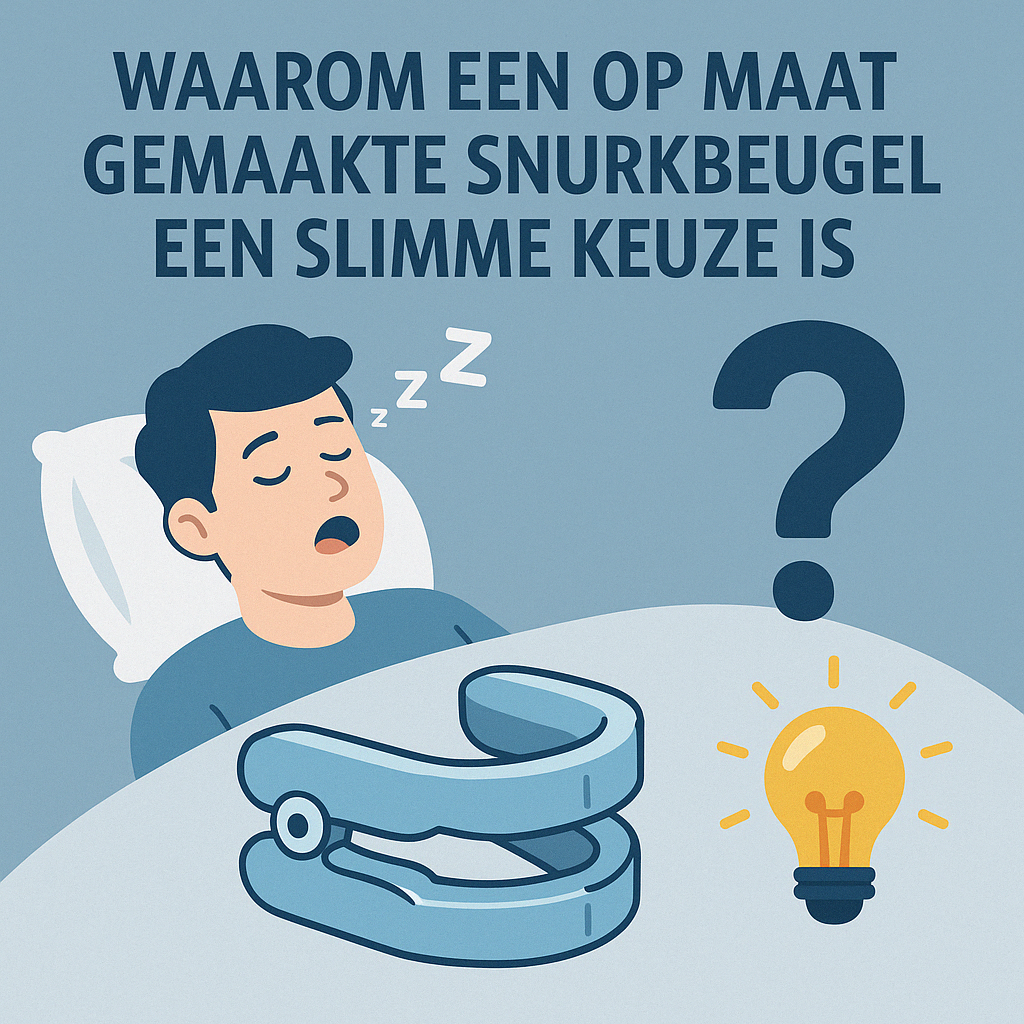 Waarom een op maat gemaakte snurkbeugel een slimme keuze is