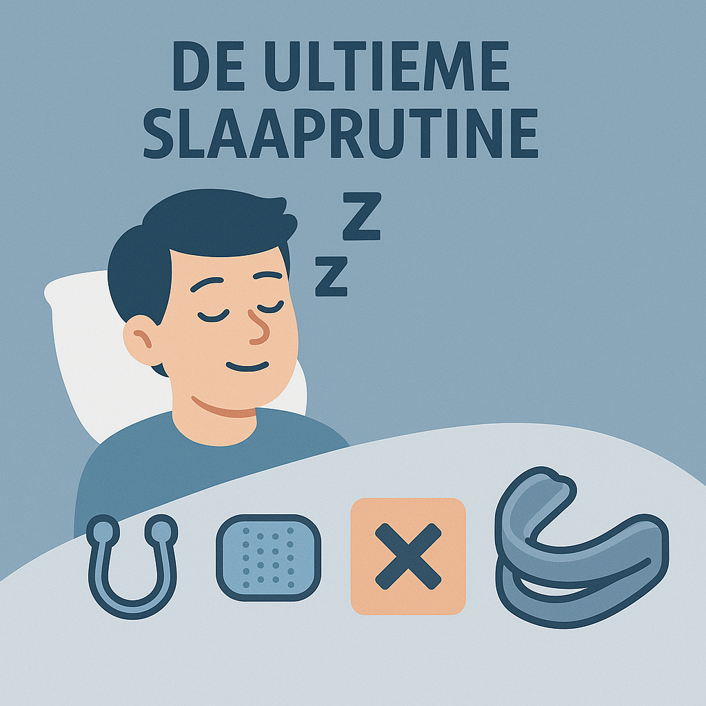 De ultieme slaaproutine: hoe je neusspreiders, neusstrips, mondtape en snurkbeugels optimaal gebruikt